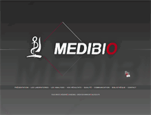 Tablet Screenshot of medibiolab.fr